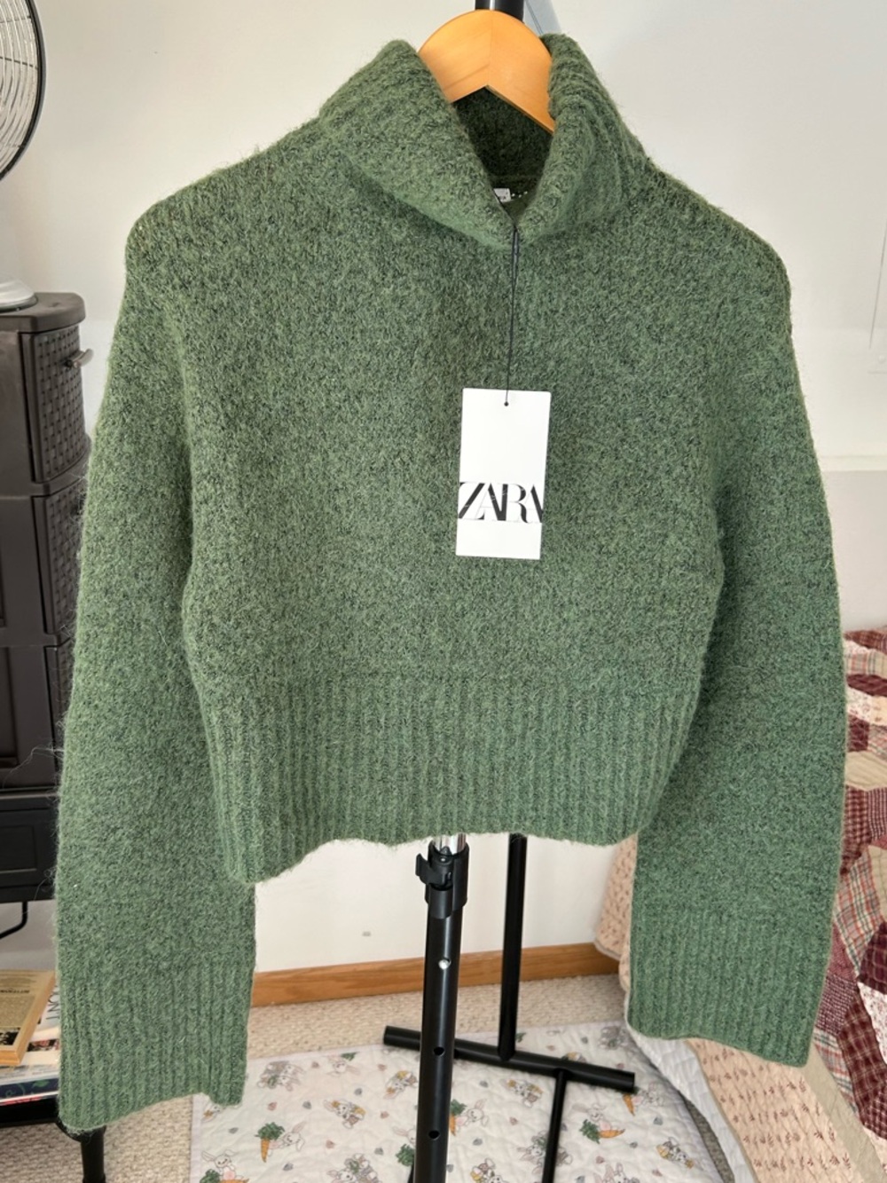 Zara Knit Pullover Turtleneck Sweater NWT